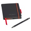 Ted Baker A6 Notebook and Pen - Black Brogue Geo
