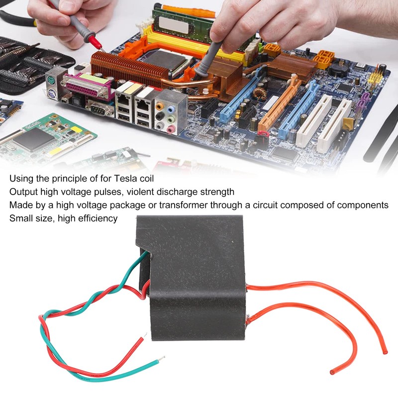 High Voltage Generator, 5Pcs Black 3.7V‑6V to 200kV Boost Step