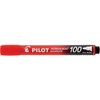 Pilot SCA-100-R – Pack of 12 Permanent Markers with Conical