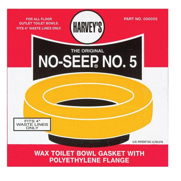 Gasket Toilet No Seep #5