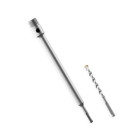 GSTK 300mm 11-13/16" Upgraded SDS Plus Shank Concrete Hole Saw Connecting Rod for Cement Brick Wall Handle