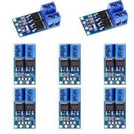8 Pcs DC 5V-36V 400W FET Trigger Switch Drive Module Board Dual Mosfet Driver Module Dual High Performance Switching Driver Module PWM Controller Switch Panel Driver Module for Ar-duino