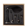 4/4 Violin Accessory Parts Set Ebony with Tailpiece Chin Rest