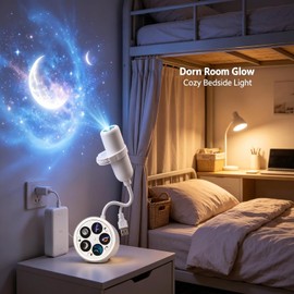 Proyector Nocturno Holográfico Estrella & Océano 5D de Alta Definición