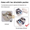 BOYATU Travel Makeup Bag for Women: Cosmetic Organizer Bag with
