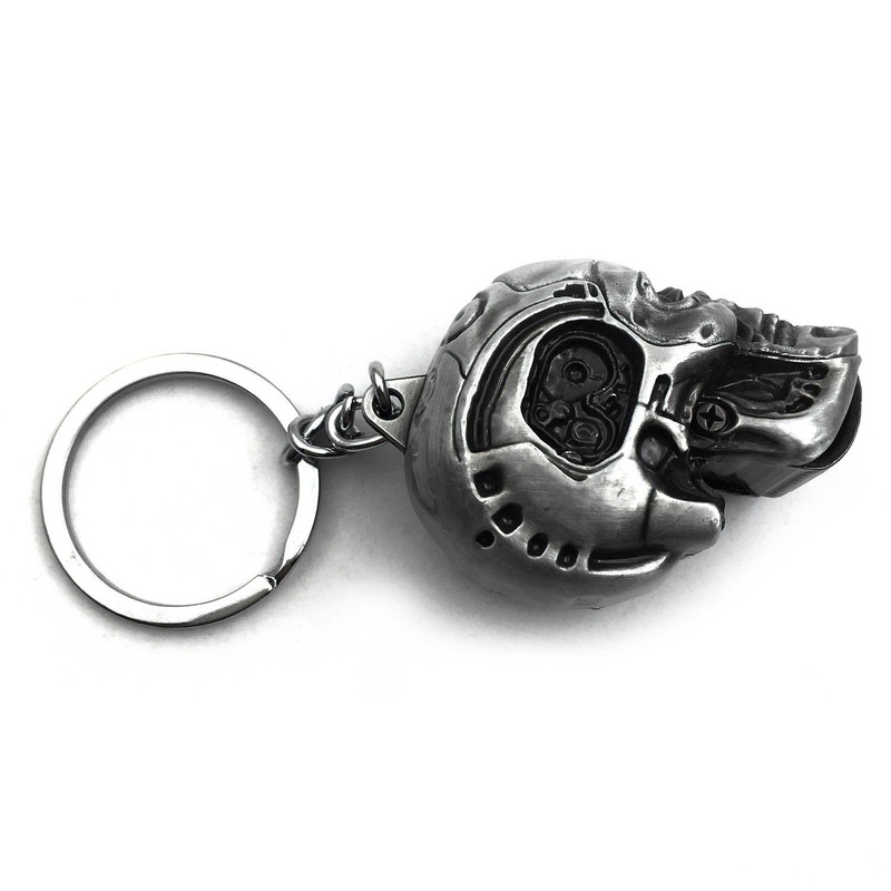 HTTMT KC-004-BT 1 pc Creative Motorcycle Bicycle Skull Key Chain