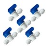 Lemoy Equal Straight OD Tube Ball Valve Quick Connect Fitting