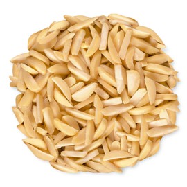 Food to Live Dry Roasted Blanched Slivered Almonds with Himalayan Salt, 2 Pounds – Oven Toasted, Lightly Salted, No Oil Added, Perfect for Cooking, Baking and Snacking, Vegan, Kosher, Bulk