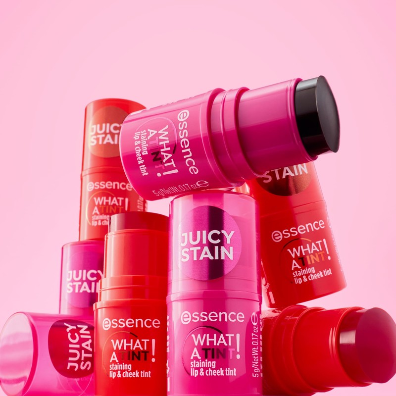 Essence Cosmetics WHAT A TINT! staining lip & cheek tint,