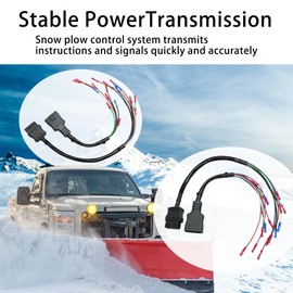 Western Plow Wiring Harness Repair Kit - 9 Pin Snow Plow Repair Harness with Part Numbers 49317, 22335K - 49308 22336K Easy Fix for Your Plow Side Harness Compatible with Western Models
