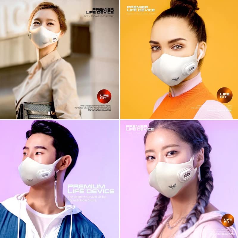 AiRMAC Premium Edition with Fashion Mask, Air Mac Mask with