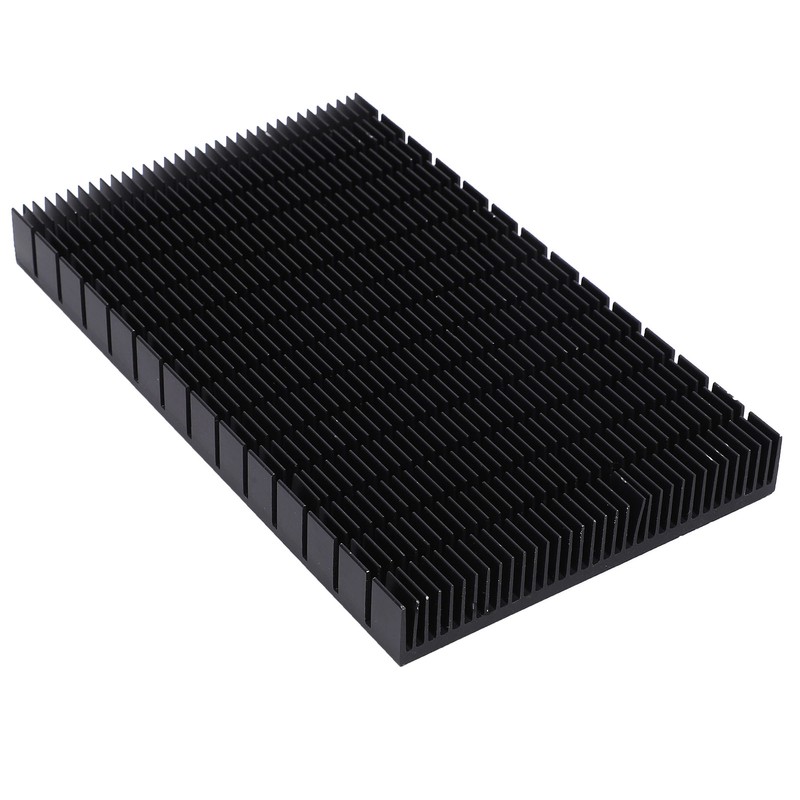 Heat Sink Aluminum Black Cooler Heat Board Radiator Heatsink Power