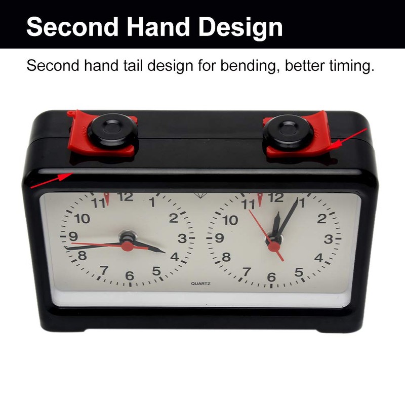 Just E Joy Chess Clock Digital Alarm Chess Timer w/Quartz
