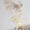 Yontree 60th Birthday Decoration Table Decoration Birthday Table Runner for