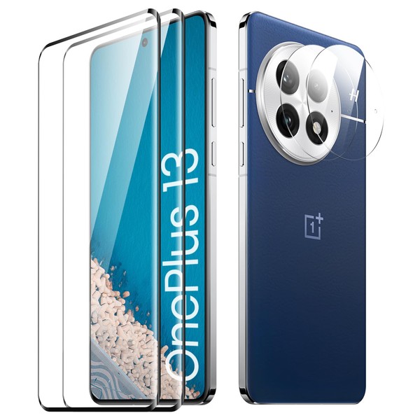 Screen Protector for OnePlus 13, Tempered Glass Film, [9H Hardness][HD