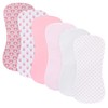 Gelisite 6 Pack Cotton Baby Burp Cloths Extra Absorbent Soft