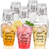 50PCS Black Bride or Die Bachelorette Party Plastic Cups 12