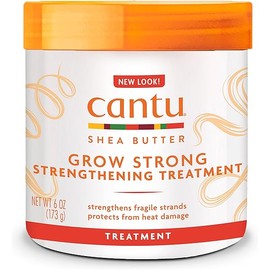Cantu Grow Strong Strengthening Treatment with Shea Butter, 6 Ounce (Pack of 6)