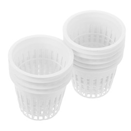 BESPORTBLE 3 Inch Plastic Net Pots for Hydroponics - 10 Pack Mesh Planting Cups for Indoor Gardening - Perfect for Starting and Root Growth