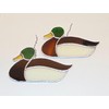 Handmade Mallard Duck Stained Glass Window Decor Ornament