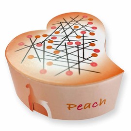 Pony Black pins pfirsich stahl 0,60x30mm rosa-orange - 1Stk