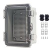 LuSumtly Waterproof Junction Box, ABS Plastic Electrical Box with Stainless