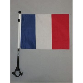 AZ FLAG - Fahrradfahne Frankreich - 21x14 cm - Französische Fahrradflagge 14 x 21 Cm - Fahrrad Flaggen