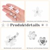 20 Stück ​Haarschmuck Blumen mit Strass, Blumen Haarschmuck Hochzeit Accessoires,