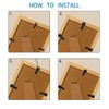 100 Pieces Metal Picture Frames Turn Button Fasteners with 100
