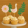 Silly Goose Cupcake Toppers – 12 Pack Multilayer Cardstock Decorations