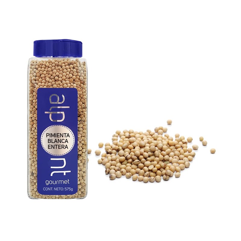 ALPONT GOURMET Pimienta Blanca Entera, 575 g