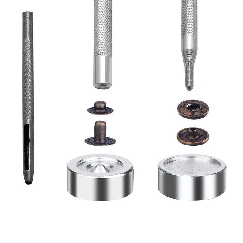 Trimming Shop 15mm S Spring Press Studs Fixing Tool Kit