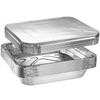 Green Direct Disposable Aluminum Foil Baking Pans with Lids 9x13