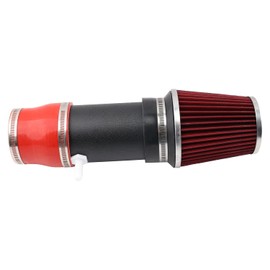 Kit de admisión de aire de Ram corto + filtro combinado compatible con Honda Accord LX EX 3.0L V6 03-07