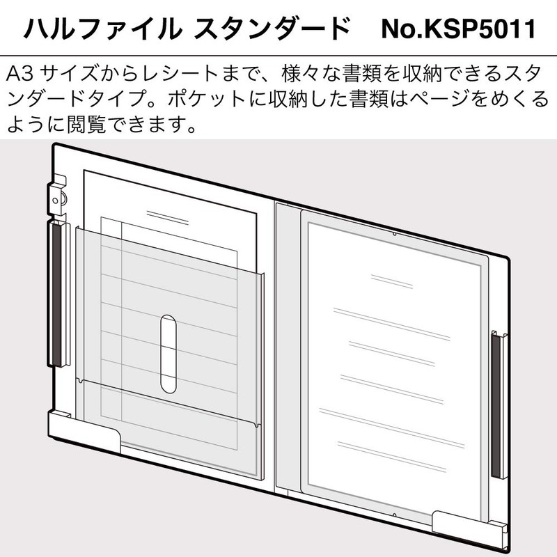 King Jim Storage File Hull File Standard KSP5011 White