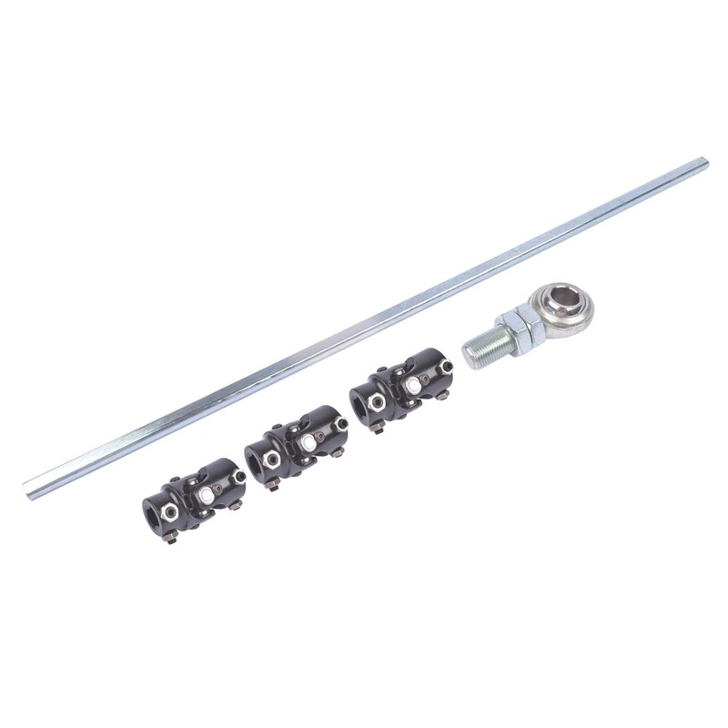 GELUOXI 3 Black U Joint 36" Steel Steering Shaft Support