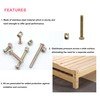 M6 Baby Crib Hardware Replacement Kit, cSeao 50pcs Socket Cap