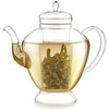 Teabloom Grand Bouquet Glass Teapot with Microdot Glass Infuser –