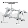 Double Antenna Mast Clamp 2PCS- Heavy Duty Galvanized Iron Mount