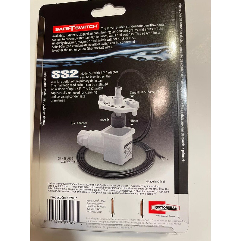 Rectorseal Air Conditioning SS2 Safety-T-Switc