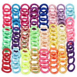 Dadabig 400 Mini Hair Bobbles Set, Small Colourful Cotton Hair Bands, Seamless Multicoloured Hair Bobbles, Elastic Ponytail Hair Accessories for Baby, Children, Women, Girls (2.3 cm, 22 Colours)