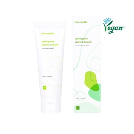 Face Republic Calming Acne Salicylic Cleanser 100mL | Vegan Certified | Acne Care | Low pH | Calming & Clarifying | Korean Skincare