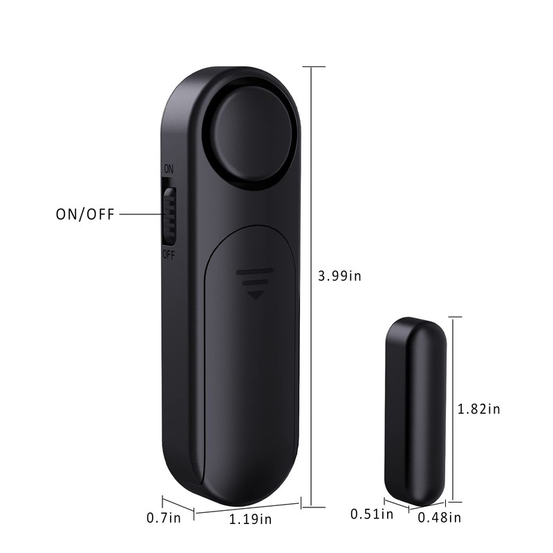 AKOYU Window and Door Alarm When Opened (2 Pack) for