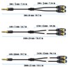 Disscool 6.35mm 1/4 inch TRS Male to 2XLR Female Y