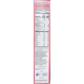 General Mills CHEERIOS FAMILY SIZE VERY BERRY Heart Healthy Whole Grain Oats Cereal 18.6 oz