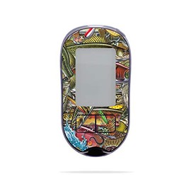 MightySkins Skin Compatible with Accu-Chek Aviva Plus - Fish Puzzle | Protective, Durable, and Unique Vinyl Decal wrap Cover | Easy to Apply, Remove, and Change Styles | Made in The USA