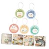 CHILDWEET 5pcs Cartoon Dish Scrubber Reusable Kitchen Cleaning Sponges for