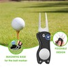 Stainless Steel Golf Divot Repair Tool 1Pcs Foldable Golf Divot