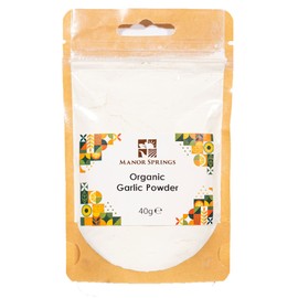 Organic Garlic Powder 40g by Manor Springs Organic
