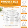 Anti Vibration Pads for Washing Machine -Clear Silicone Washer Feet